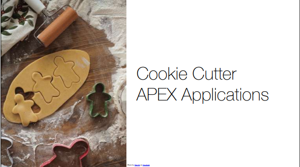 APEX World 2024 – Cookie Cutter APEX Applications