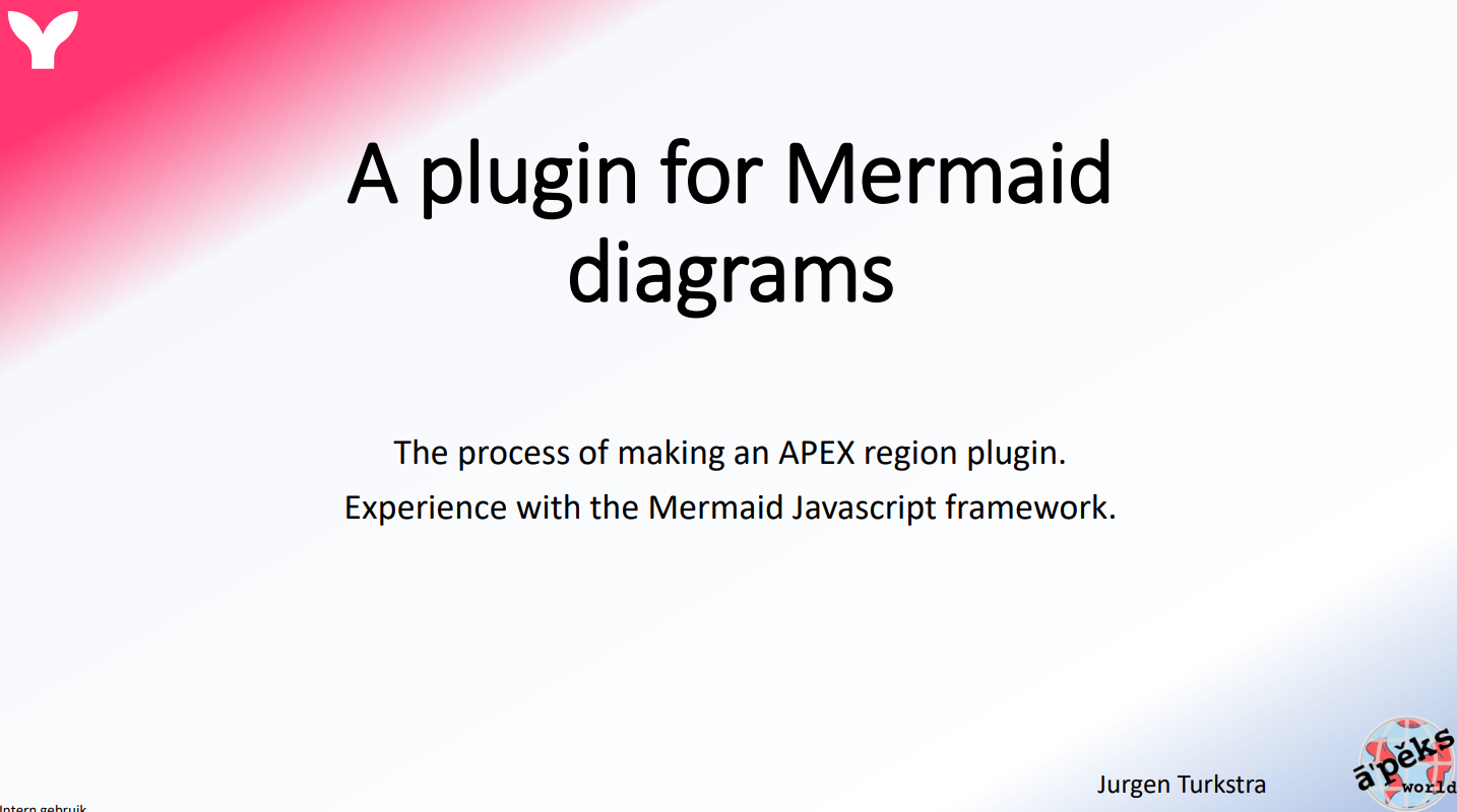 APEX World 2024 – A plugin for Mermaid diagrams