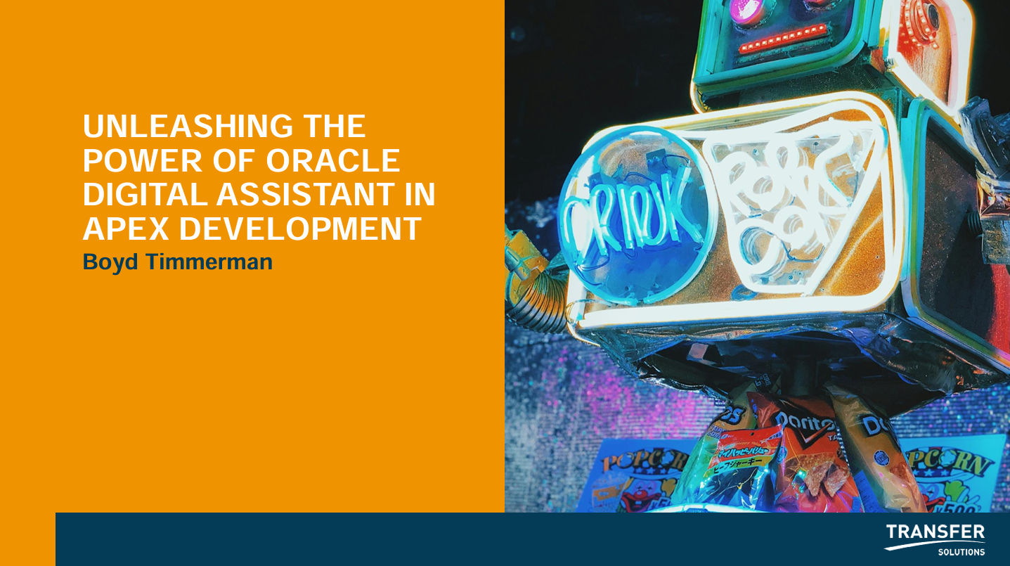 Meetup september 2024: APEX en AI