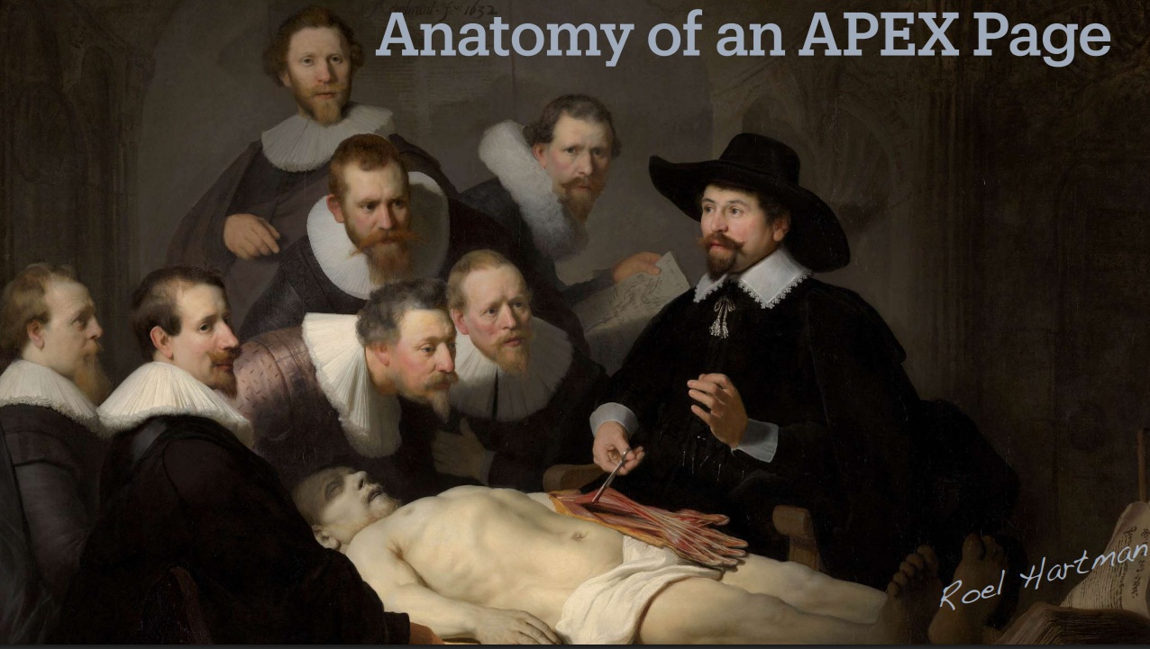 APEX World 2026 – Anatomy of an APEX Page